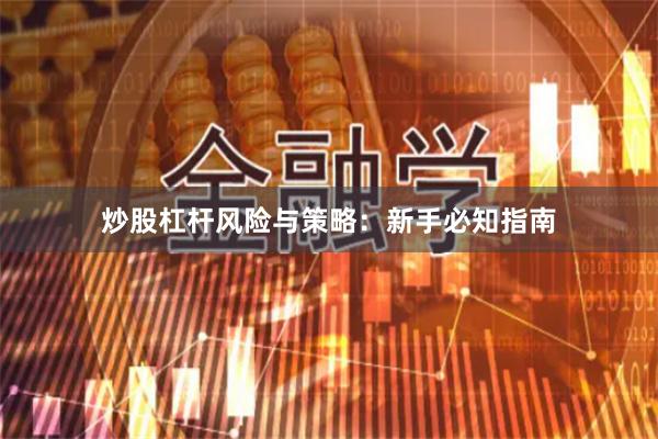 炒股杠杆风险与策略：新手必知指南